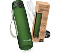My Vesperbox Minny Children's Water Bottle 750 ml - Leak-proof & BPA-Free - Includes Replacement Seal, Cleaning Brush, Fruit Strainer & Optional Straw - Ideal for School, Nursery & Sports