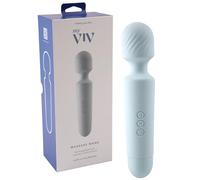 My Viv Massage Wand - Waterproof Rechargeable Vibrating Massager for Women with 20 Vibration Settings - Discreet, Powerful Massage Wand Coated in Soft Body-Safe Silicone