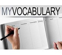 MY VOCABULARY: DICTIONARY NOTEBOOK. WRITE WORDS, ITS TRANSLATION, TRANSCRIPTION AND SORT BY STRUCTURE. REMEMBER WORDS BY WRITING THEM, THEN BY LOOKING....