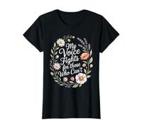 My Voice Fights For Those Who Can’t Wildflower T-Shirt