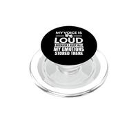 My voice is loud Theatre nerd Actor Actress PopSockets PopGrip for MagSafe