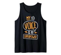 My Voice is My Superpower Tank Top
