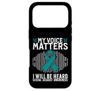 My Voice Matters Support Sexual Assault Awareness Gifts Case for iPhone 17 Pro