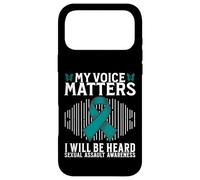 My Voice Matters Support Sexual Assault Awareness Gifts Case for iPhone 17 Pro Max