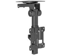 mywall Folding TV ceiling mount HL45-3L, load capacity up to 20 kg 23-55 inch screens, adjustable height, space-saving design, slanted ceiling mounting, integrated swivel.