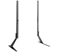 my wall HP49L Single TV Stand 58.4 cm (23) - 190.5 cm (75) Black Stand, Height Adjustable, Rigid