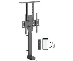 my wall Motorised TV Lift HP63AL, Smart Home Compatible, TV Lift Electric, Remote Control, Tuya App, Voice Control Alexa and Google Home, TV Mount Height Adjustable