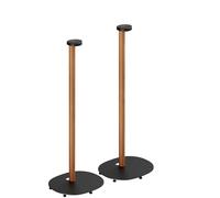 my wall Sonos Era Speaker Stand - HS48L for Sonos Era100 and Era300, Steel & Beech Wood Design, Speaker Stand with Plastic Pads & Metal Spikes