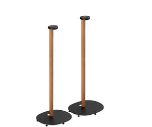 my wall Sonos Era Speaker Stand - HS48L for Sonos Era100 and Era300, Steel & Beech Wood Design, Speaker Stand with Plastic Pads & Metal Spikes