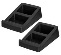 my wall Universal Table Stand for Speakers HS32-2L - Pack of 2, Maximum Load 3 kg, 15° Tilt Angle, Speaker Stand, Table Holder for Speakers, Vibration Dampening
