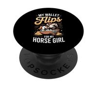 My Wallet Cries Because Of My Horse Girl PopSockets Adhesive PopGrip