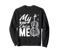 My Wand Chose Me Double Bass Music Humor Sweatshirt