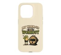 My Warm-Up Became the Workout Retro Funny Frog Gym Lover Case for iPhone 15 Pro