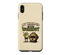 My Warm-Up Became the Workout Retro Funny Frog Gym Lover Case for iPhone XS Max