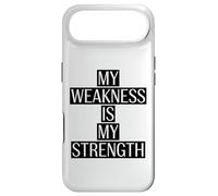 My Weakness is my Strength Motivation Saying Case for iPhone Air