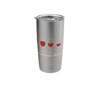 My Weekend Forecast Wine Lover Vineyard Tasting Sommelier Stainless Steel Insulated Tumbler