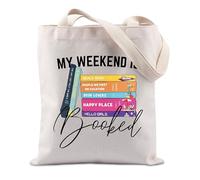 My Weekend Is Booked Gift Emily Book Fans Gift Romance Reader Gift Emily Book Inspired Gift Tote Bag (Emily Weekend UK)
