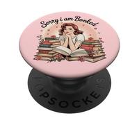 my weekend is booked Reading Read Books Reader Nerd PopSockets Adhesive PopGrip