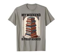 My Weekend Is Fully Booked Book Rainbow Reading Book Lover T-Shirt