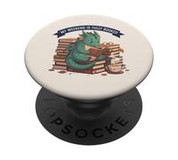 My Weekend Is Fully Booked, Cute Dragon Reader Design PopSockets Adhesive PopGrip
