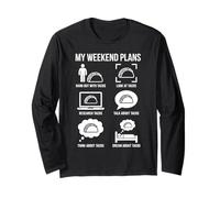 My Weekend Plans Taco Lover Funny Food Design Long Sleeve T-Shirt