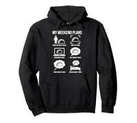 My Weekend Plans Taco Lover Funny Food Design Pullover Hoodie