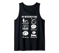 My Weekend Plans Taco Lover Funny Food Design Tank Top