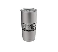 My Weekend Routine Rowing Team Crew Stainless Steel Insulated Tumbler