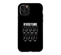 My Weekly Planner Funny Fishing Humor Angler Fisherman Case for iPhone 11 Pro
