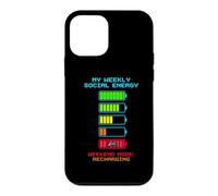 My Weekly Social Energy Battery Recharging Gamer Retro Case for iPhone 12 mini