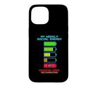 My Weekly Social Energy Battery Recharging Gamer Retro Case for iPhone 15