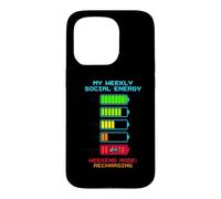 My Weekly Social Energy Battery Recharging Gamer Retro Case for iPhone 15 Pro