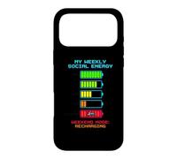 My Weekly Social Energy Battery Recharging Gamer Retro Case for iPhone 17 Pro Max