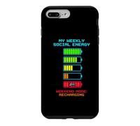 My Weekly Social Energy Battery Recharging Gamer Retro Case for iPhone 7 Plus/8 Plus