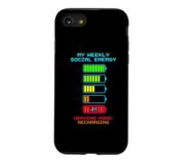 My Weekly Social Energy Battery Recharging Gamer Retro Case for iPhone SE (2020) / 7/8