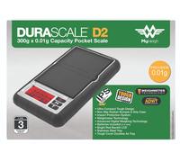 My Weigh Durascale D2 300 High Precision Digital Pocket Scale 300g x 0.01g