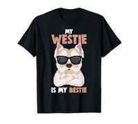 My Westie is My Bestie West Highland White Terrier Dog T-Shirt