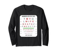 My Wife Beats Me Marriage Humor Relationship Goals Married Long Sleeve T-Shirt