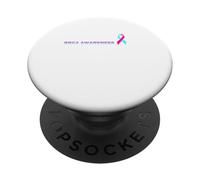 My Wife Is A Warrior BRCA Awareness Breast Cancer PopSockets Adhesive PopGrip