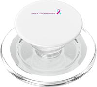 My Wife Is A Warrior BRCA Awareness Breast Cancer PopSockets PopGrip for MagSafe