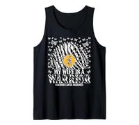 My Wife is A Warrior Carcinoid Cancer Awareness Tank Top