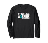 My Wife is a Warrior Myasthenia Gravis Awareness Long Sleeve T-Shirt