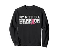 My Wife Is a Warrior Pink Ribbon Tee - Breast Cancer Fighter Sweatshirt