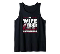 My Wife is A Warrior Sickle Cell Awareness Tank Top