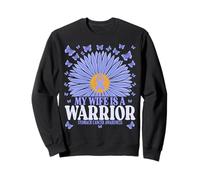 My Wife Is A Warrior Stomach Cancer Awareness Sweatshirt