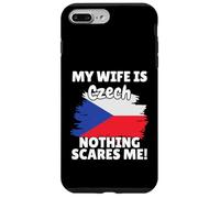My Wife Is Czech Funny Czech Republic Flag Gift for Husband Case for iPhone 7 Plus/8 Plus