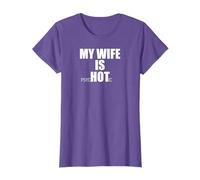My Wife is Hot Funny Humorous Couples Tee T-Shirt