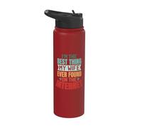 My Wife is My Best Find Stainless Steel Insulated Water Bottle