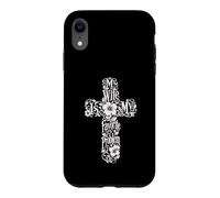 My Wife Is My Favorite Problem Floral Cross Christianity Case for iPhone XR
