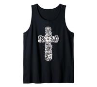 My Wife is My Favorite Problem Floral Cross Christianity Tank Top